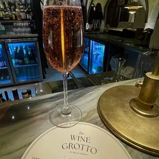 First Course...Bubbly