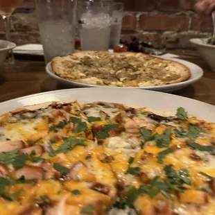 BBQ Chicken gluten free pizza