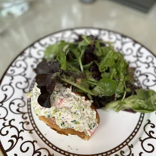 Lobster roll (no real lobster meat) I wouldn't recommend it