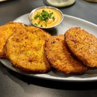 Fried Green Tomatoes - SO good!