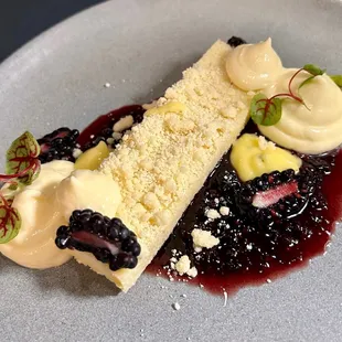 Lemon &amp; Blackberry dessert