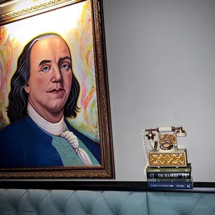 a portrait of benjamin franklin