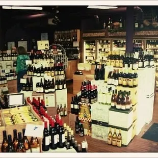 a variety of bottles of wine