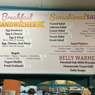 Breakfast Menu