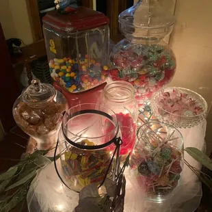 Cute candy station