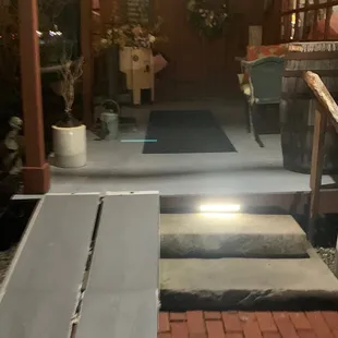 Handicap accessible entrance