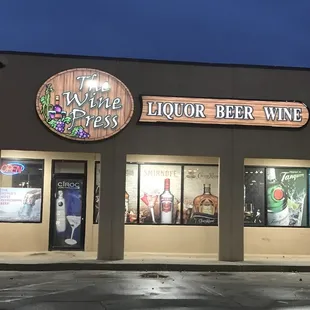 the outside of the building