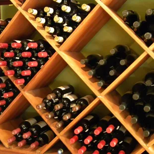 A worldly assortment of wine, all here at a neighborhood shop.