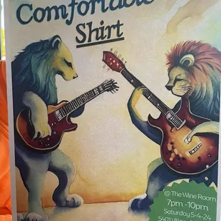 Comfortable shirts advertisement