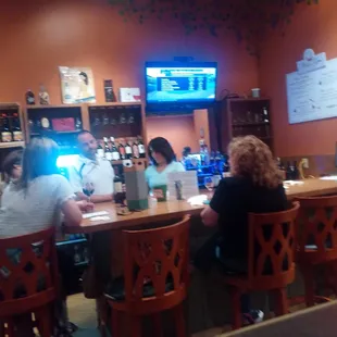 Great bar which serves wine, beer and some special potions!