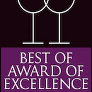 Best of Award from Wine Spectator - award winning list since 2002