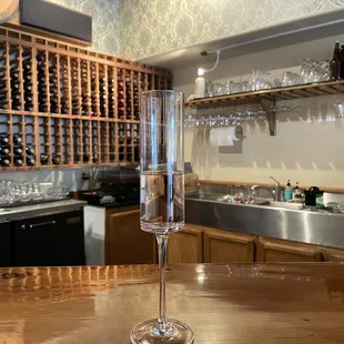 Sparkling Rosé on tap! Delightful!