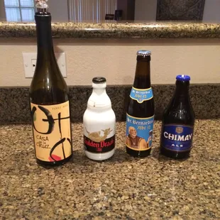 Large beer and wine selection