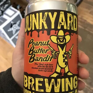 a can of junkyard brewing