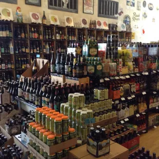 Stacks and stacks of beer!