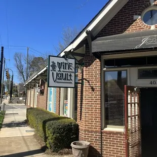 the outside of the building
