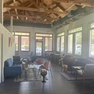 a large open living area