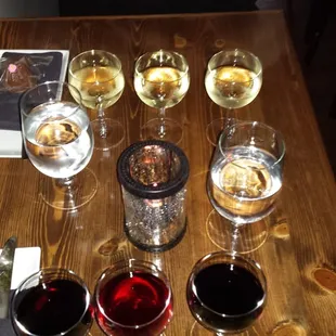 Wine flights. And too much flash.