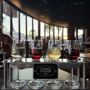 Such a great happy hour tasting deal for $12!