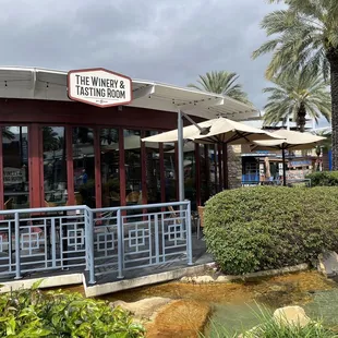 Outside, there is also outside seating available.