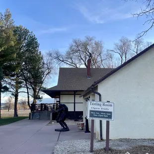 Entrance to the winery