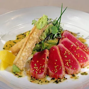 Ahi appetizer