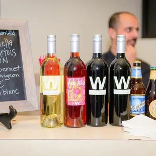 Hosted beer &amp; wine for our wedding