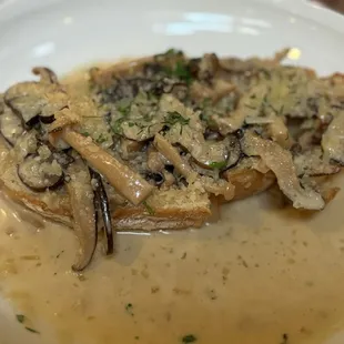 Our favorite, mushroom toast