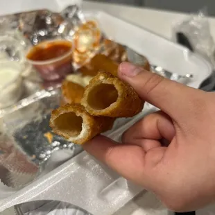 cheeseless cheese sticks