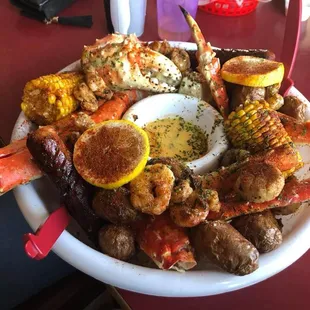 King crab platter $75