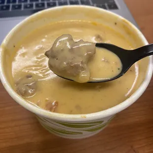 Cheeseburger Soup of the Day