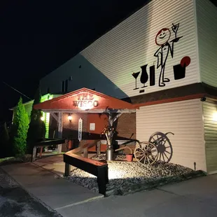 Entrance to restaurant