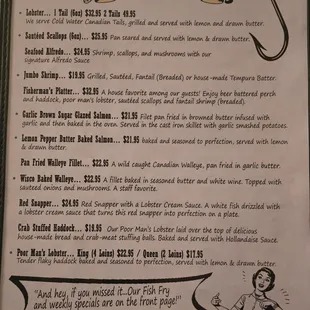 Menu as of 1/23/2025