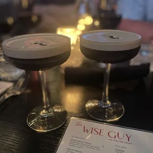 Espresso martinis