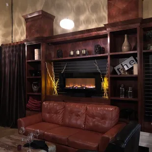 A nice section to chill with friends like your back at home.