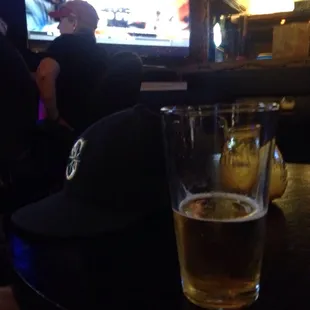 Great place, has air conditioning, nice and laid back bar.