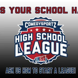 Do you love ComedySportz and wish you could play, too? Contact us today about our High School League!