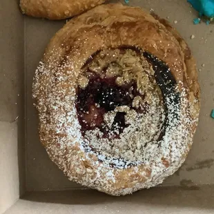Blackberry lemon danish