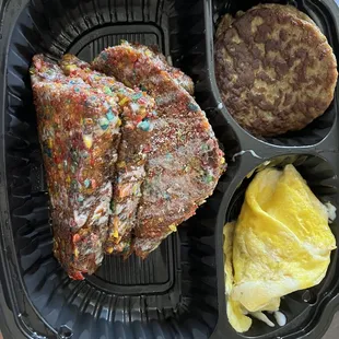 Fruity Pebble French Toast