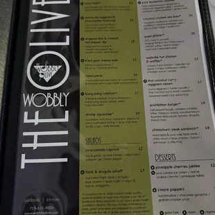Menu Nov 2024