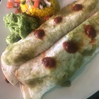 Vegan Chipotle Cauliflower Enchiladas