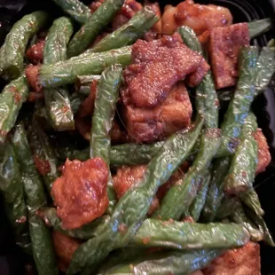 Fiery string bean 25.  Combo