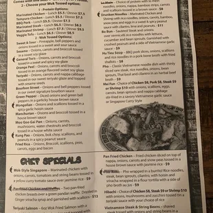 Marked off items that are NOT GF