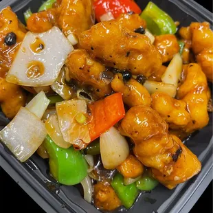 Fish w/ Black Bean Sauce