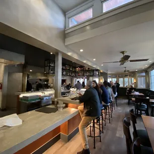 The bar was full, doing good business!