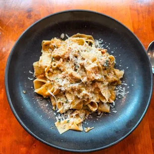 Rosemary Pappardelle - Rabbit sugo, parmesan, persillé