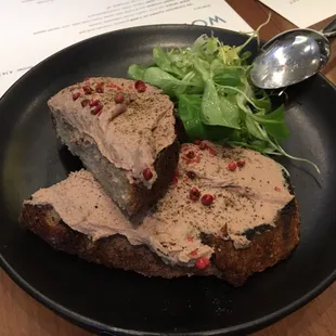 Duck Liver Pate Toast