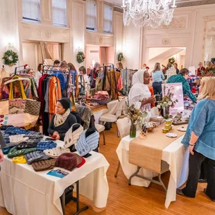 Holiday Art Fair in our Ballroom.