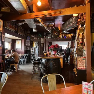 people sitting at the bar