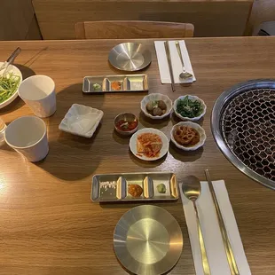 Banchan (complementary side dishes)